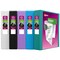 Avery Durable View 3 Ring Binders, 1.5 Inch Slant Rings, 375-Sheet Capacity, DuraHinge, 2.1 Inch Wide Spine, Colors Received Will Vary: Black, Bright Blue, Teal, Lavender, or White, 1 Binder (17028)